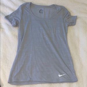 Grey Nike Dri-fit shirt